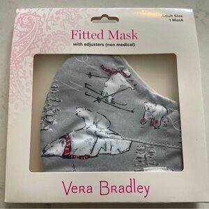 VERA BRADLEY Cotton Face Mask MERRY BEARY New‎ Sealed Bears Christmas Winter